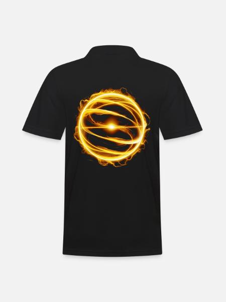 Energy ball - Men's Polo Shirt - black