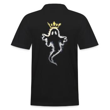 Fantôme avec une couronne - Polo Homme - noir - Dos - Kai (181cm)