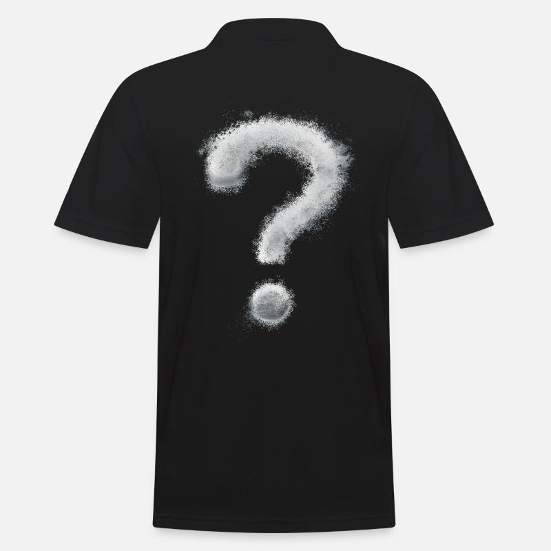 Point d’interrogation - Polo Homme - noir