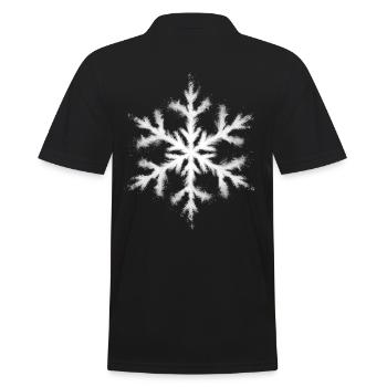 Flocon de neige - Polo Homme - noir - Dos - Kai (181cm)
