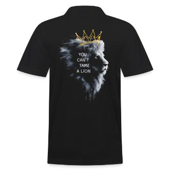 Vous ne pouvez pas apprivoiser une couronne de lion - Polo Homme - noir - Dos - Kai (181cm)