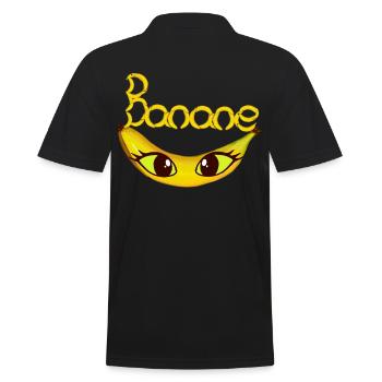 Banane Banane Fruit Fruits Drôle - Polo Homme - noir - Dos - Kai (181cm)
