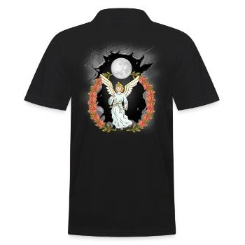Ange Céleste Spirituel Ange Protecteur Ange Gardien - Polo Homme - noir - Dos - Kai (181cm)