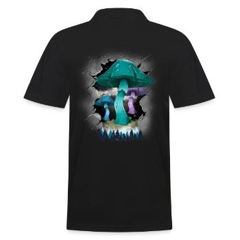 Champignons mystiques Champignon Habitants de la forêt Nature - Polo Homme - noir - Dos - Kai (181cm)