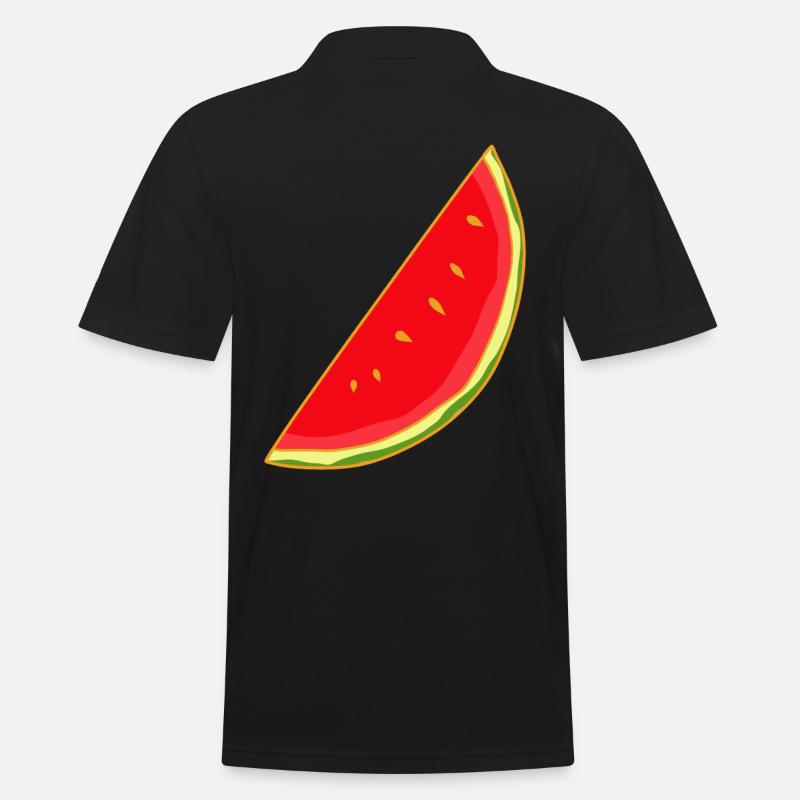 Melon, Melons, Summer, Fruit, Fruit - Men's Polo Shirt - black