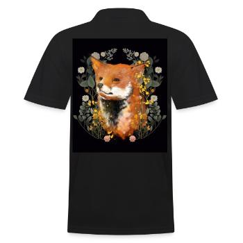Renard Renards Renarde - Polo Homme - noir - Dos - Kai (181cm)