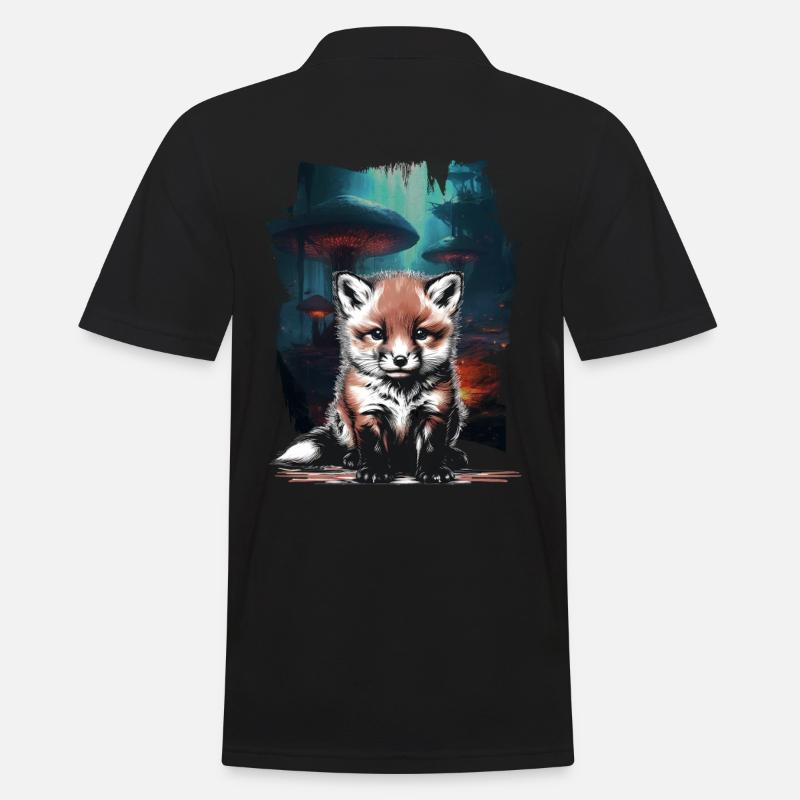 Renard Renards Renarde - Polo Homme - noir