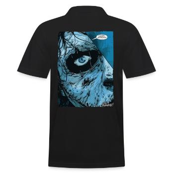 Halloween Slasher: mieser Geburtstag - Männer Poloshirt - Schwarz - Hinten - Kai (181cm)