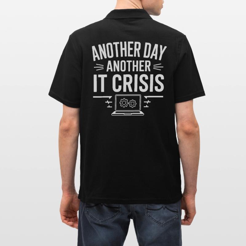 Support Administrateur Nerd Computer Tech Polo Homme