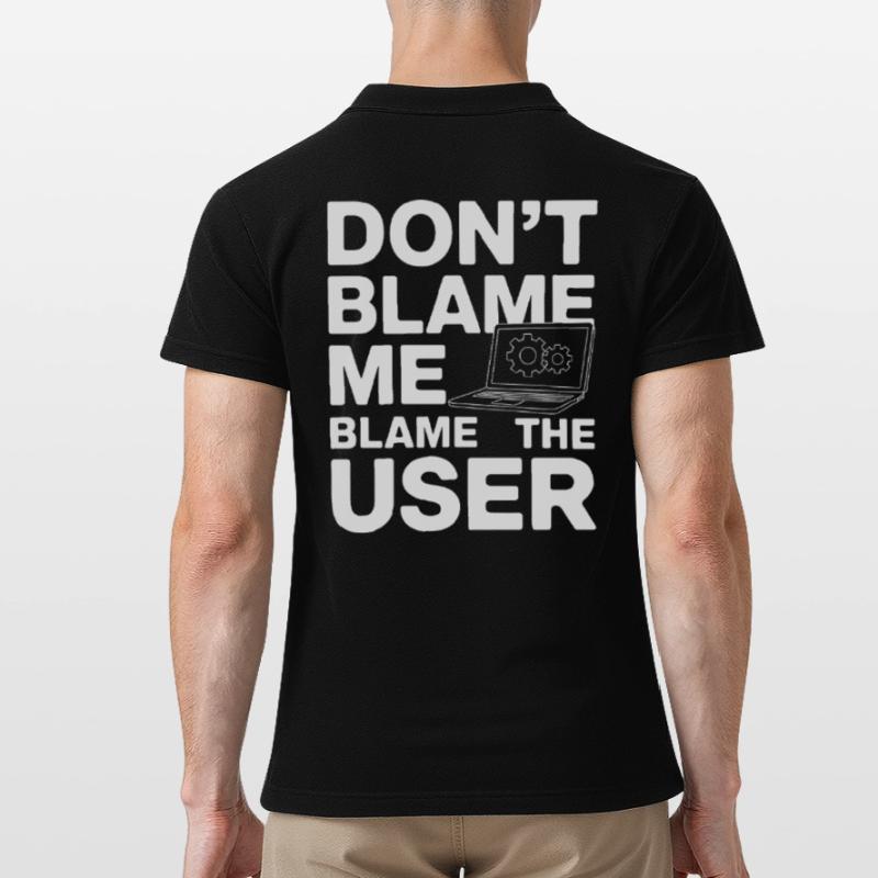 Support Administrateur Nerd Computer Tech Polo Homme