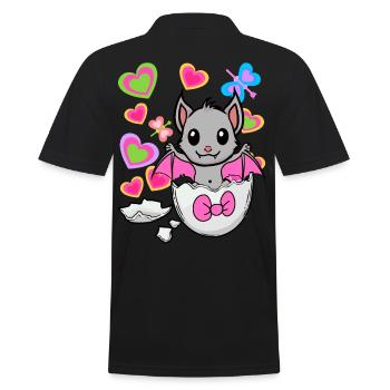 Chauve-souris Chauves-souris Enfant Enfants Bébé Oeuf Naissance - Polo Homme - noir - Dos - Kai (181cm)