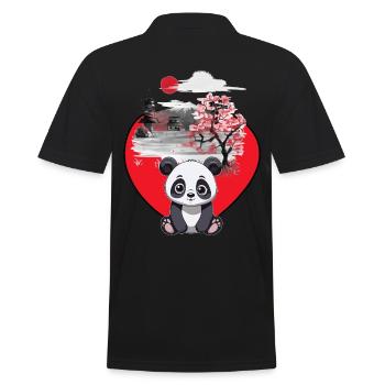 Asie Chine Ours Panda Panda Ours Enfants - Polo Homme - noir - Dos - Kai (181cm)