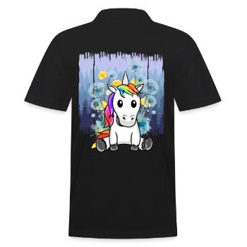 Licorne Nature Amoureux de la nature Licornes Enfants Enfant - Polo Homme - noir - Dos - Kai (181cm)
