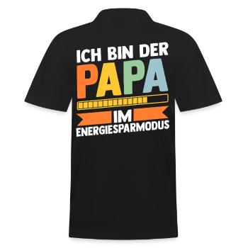 Père Équipe Papa - Polo Homme - noir - Dos - Kai (181cm)