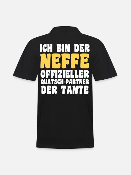 Family motif nephew - Men's Polo Shirt - black