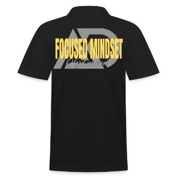 DIVISION ALPHA - Édition Mindset - Vêtements de sport - Polo Homme - noir - Dos - Kai (181cm)