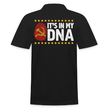 USSR soviet union communism communist soviet - Men's Polo Shirt - black - Back - Kai (181cm)