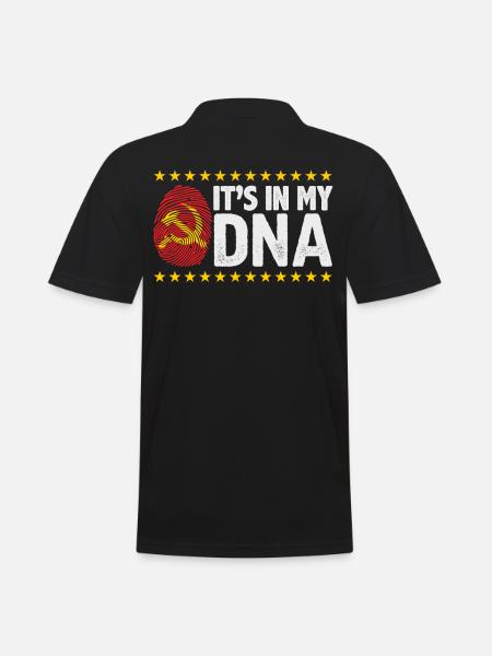 USSR sowjet union kommunismus kommunist soviet - Männer Poloshirt - Schwarz
