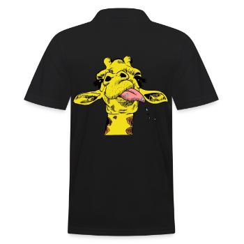 Girafe Girafe Wildlife Afrique Serengeti Safari - Polo Homme - noir - Dos - Kai (181cm)