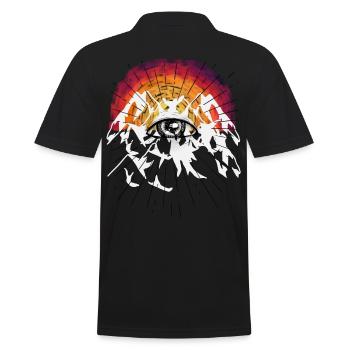 Mort au-delà de Dieu Jésus Résurrection Funérailles - Polo Homme - noir - Dos - Kai (181cm)