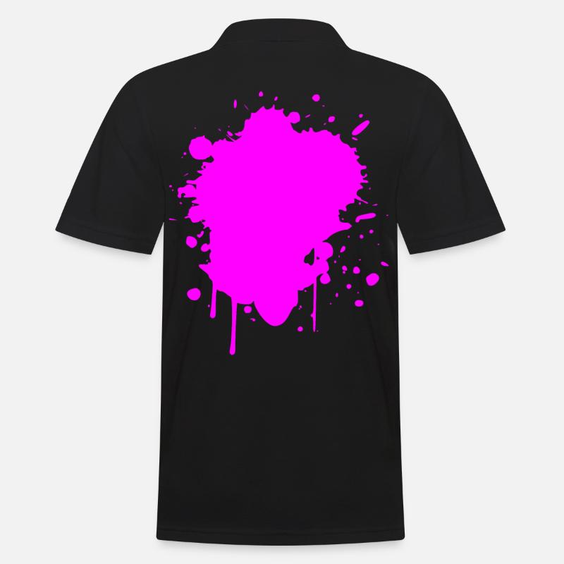 BACKGROUND - Männer Poloshirt - Schwarz