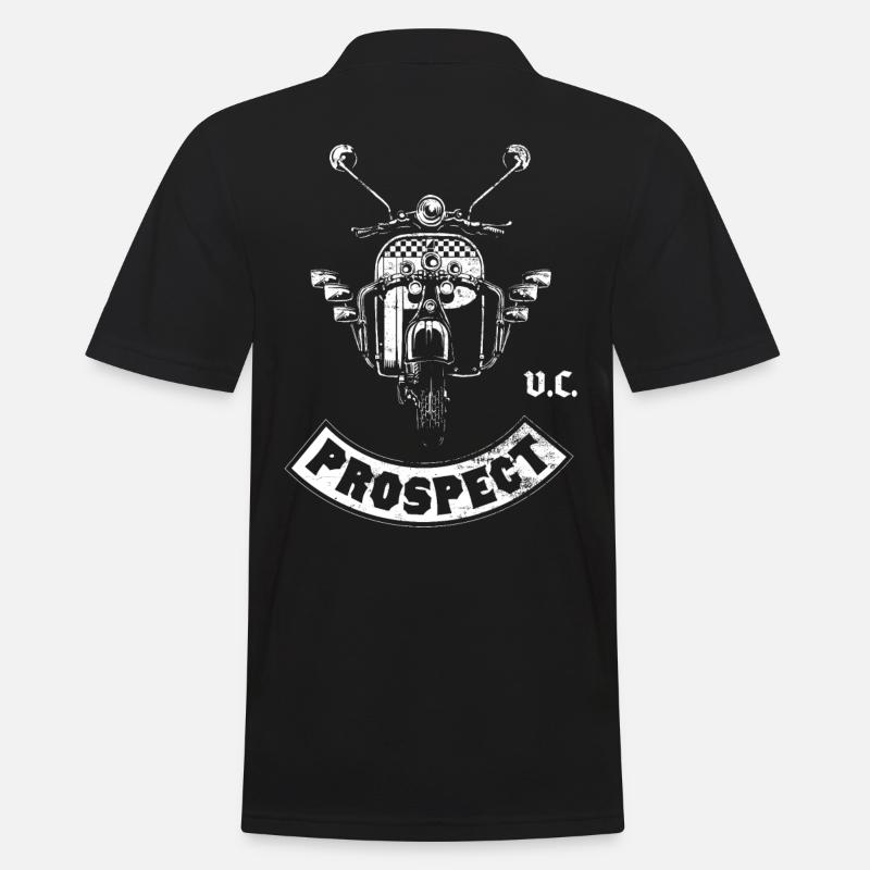Scooter Roller Mod MC - Polo Homme - noir