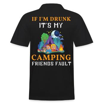 Camping - Polo Homme - noir - Dos - Kai (181cm)