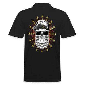 Fier barbu Bonus Papa Barbu papa - Polo Homme - noir - Dos - Kai (181cm)