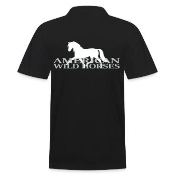 Chevaux, Cheval, Western Equitation, Filles, Équitation - Polo Homme - noir - Dos - Kai (181cm)