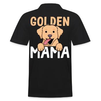 Goldene Mama Golden Retriever - Polo Homme - noir - Dos - Kai (181cm)
