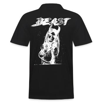 2reborn Sexy BEAST Demon girl devil 2 - Männer Poloshirt - Schwarz - Hinten - Kai (181cm)