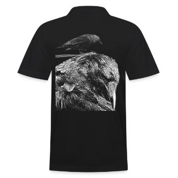 Corbeau - Polo Homme - noir - Dos - Kai (181cm)