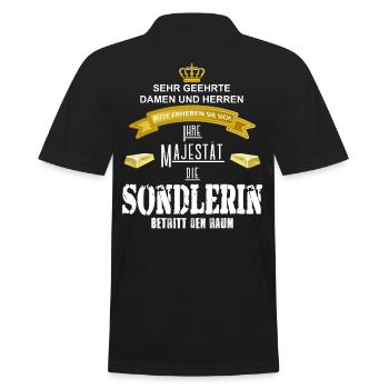 Magne Sondlerin - Sondeln - Sondeurs - Or - Polo Homme - noir - Dos - Kai (181cm)