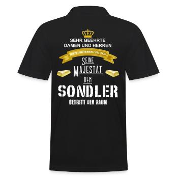 Magnes Sondler - Sondeln - Sondeurs - Or - Polo Homme - noir - Dos - Kai (181cm)