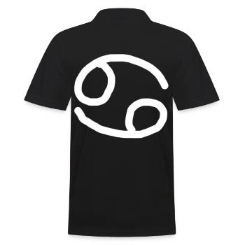 Cancer du zodiaque - Polo Homme - noir - Dos - Kai (181cm)
