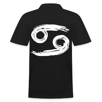 Cancer du zodiaque - Polo Homme - noir - Dos - Kai (181cm)