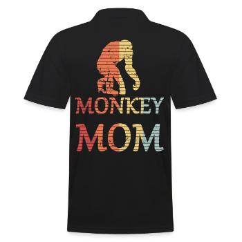 Singe maman singe maman - Polo Homme - noir - Dos - Kai (181cm)