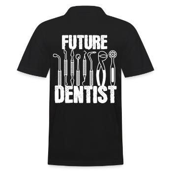 Cool Future Dentist Hygiéniste dentaire ou dentiste gi - Polo Homme - noir - Dos - Kai (181cm)