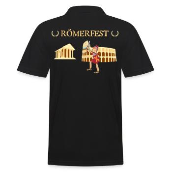 Romains Enfants Romains Légionnaire Rome Centurio Roma - Polo Homme - noir - Dos - Kai (181cm)