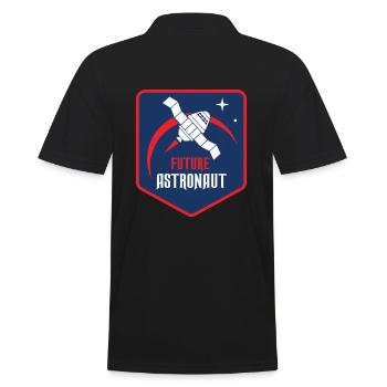 Cadeau drôle de futur astronaute - Polo Homme - noir - Dos - Kai (181cm)