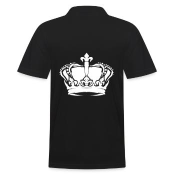 Krone - Männer Poloshirt - Schwarz - Hinten - Kai (181cm)