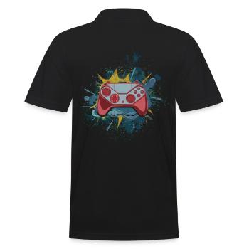Gaming - Polo Homme - noir - Dos - Kai (181cm)
