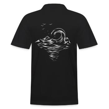 Onde - Polo Homme - noir - Dos - Kai (181cm)