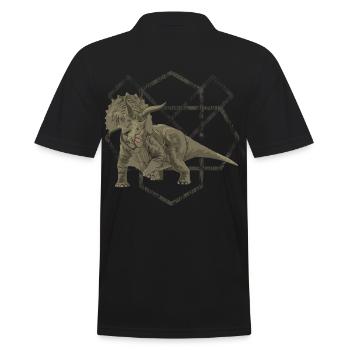 Triceratops - Polo Homme - noir - Dos - Kai (181cm)