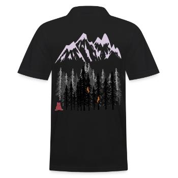 Nature sauvage Forêts Animaux de la forêt Animaux de la forêt Animaux animaux Nature - Polo Homme - noir - Dos - Kai (181cm)