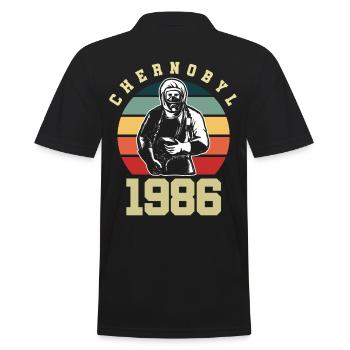 Protection de l'environnement de la centrale nucléaire de Tchernobyl - Polo Homme - noir - Dos - Kai (181cm)