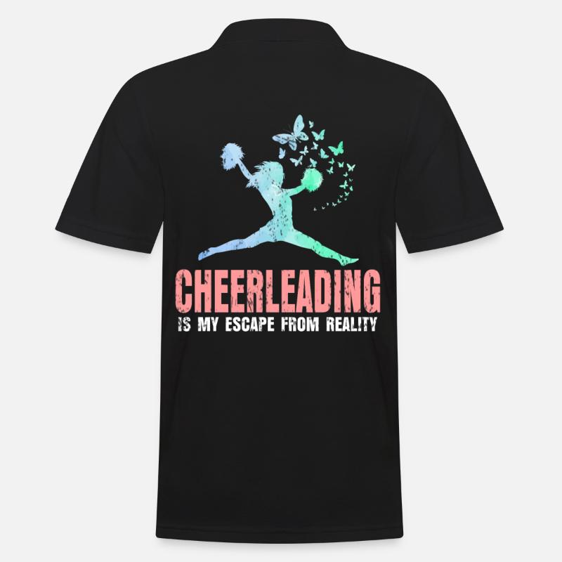 Cheerleading - Männer Poloshirt - Schwarz
