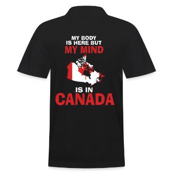 Canada USA - Polo Homme - noir - Dos - Kai (181cm)