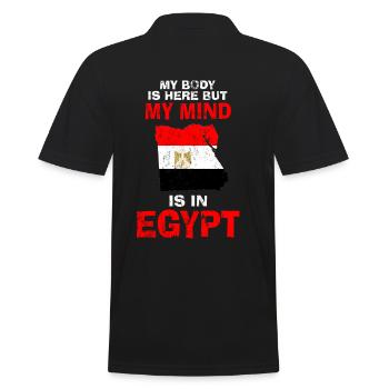 Egypt - Men's Polo Shirt - black - Back - Kai (181cm)