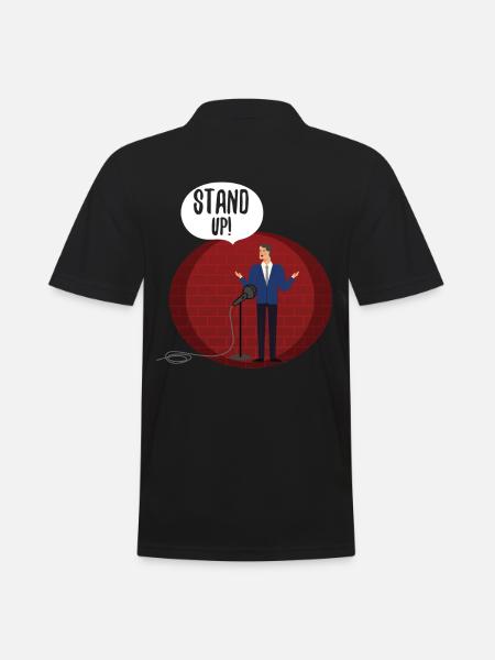 Cooles Komödien- oder Schauspielergeschenk - Männer Poloshirt - Schwarz